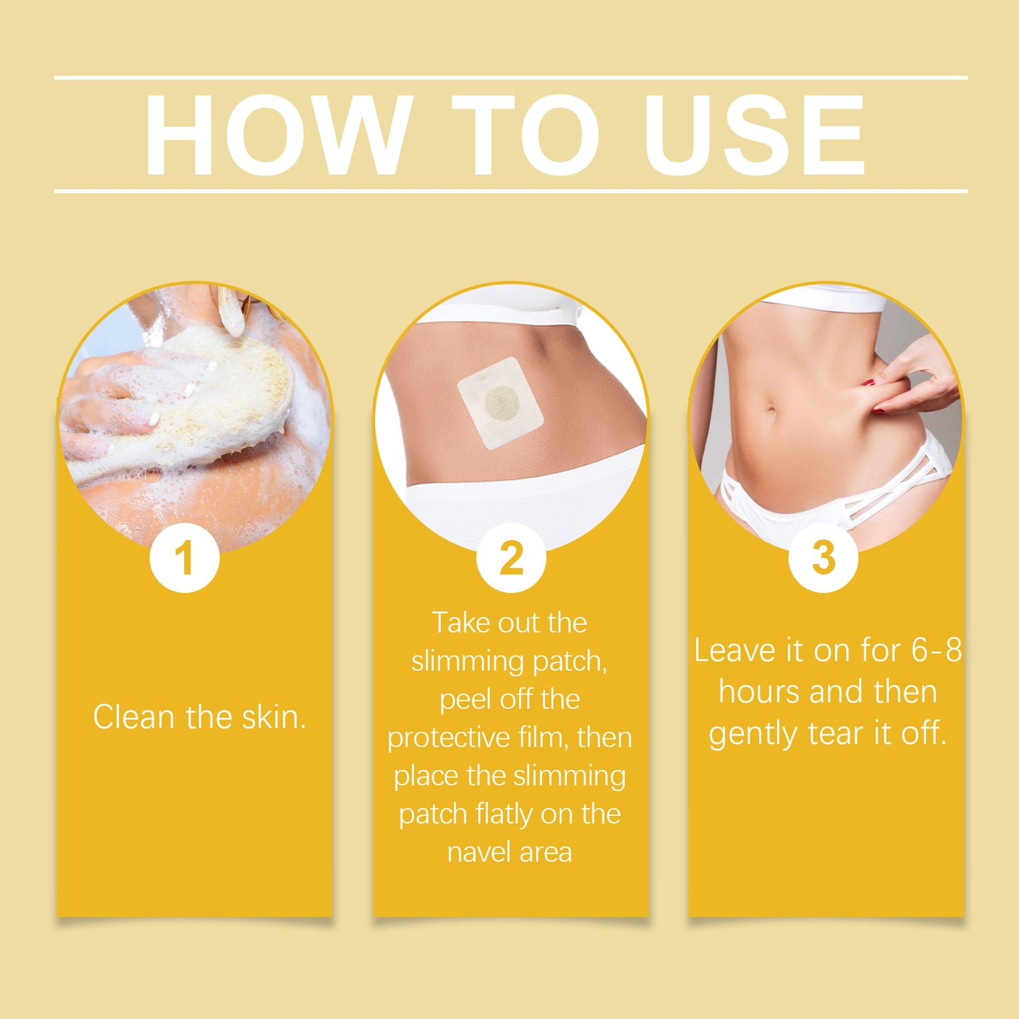 Bee Venom Slimming Patch - Firming Body Shaping Treatment (7 Pieces)