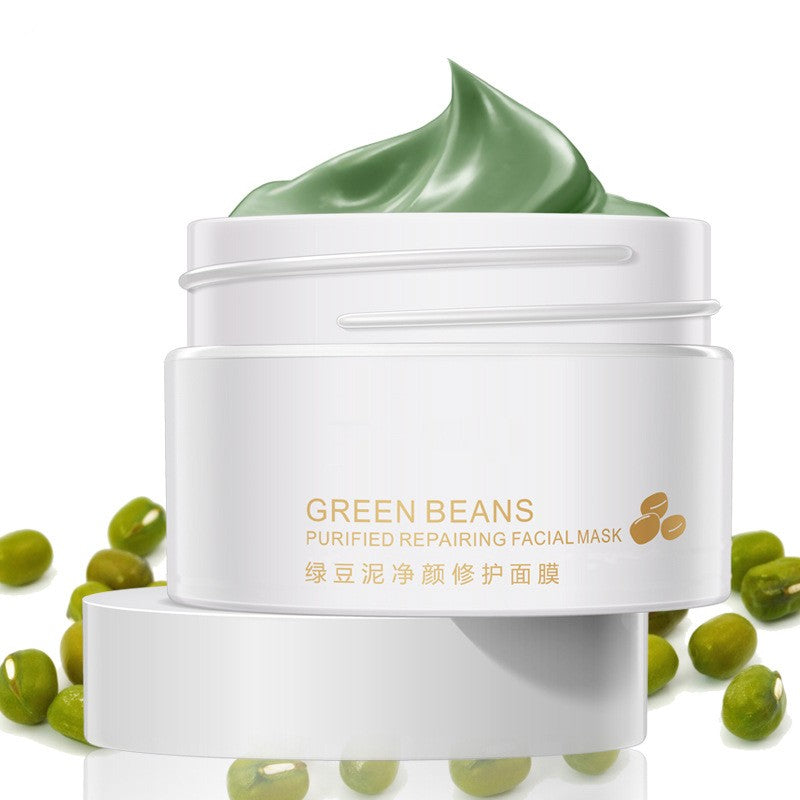 Mung Bean Paste Facial Mask - Moisturizing Repairing Skin Care 50g