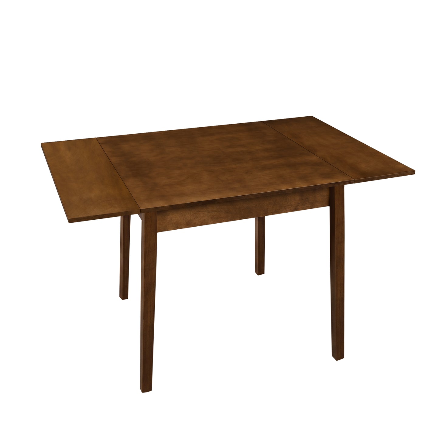 Extendable Folding Dining Table for 4 - Walnut Wood
