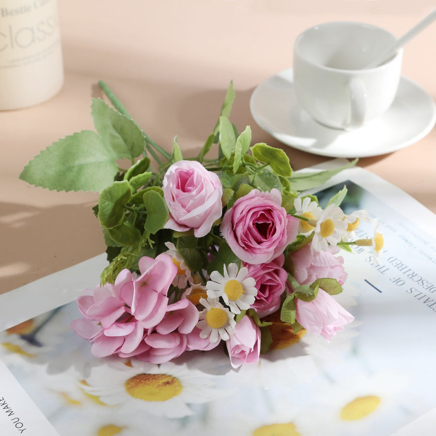 Artificial Rose Tea Bud Decorative Flower for Wedding & Home