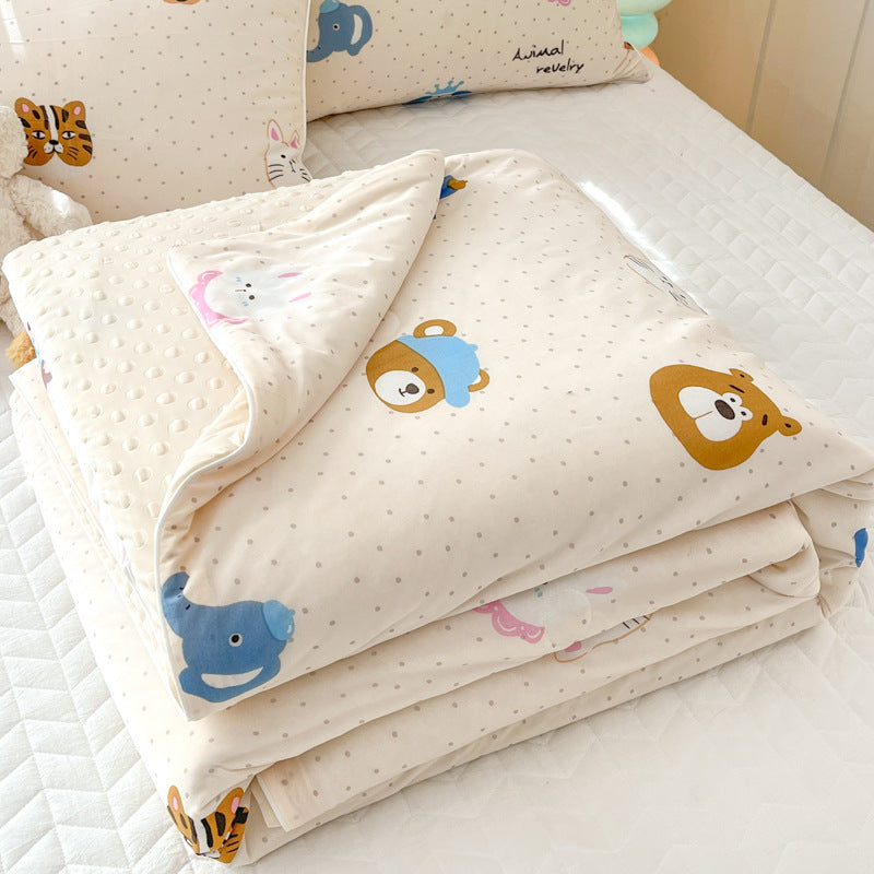 Summer Dormitory Single Cool Feeling Quilt - Multiple Sizes & Patterns