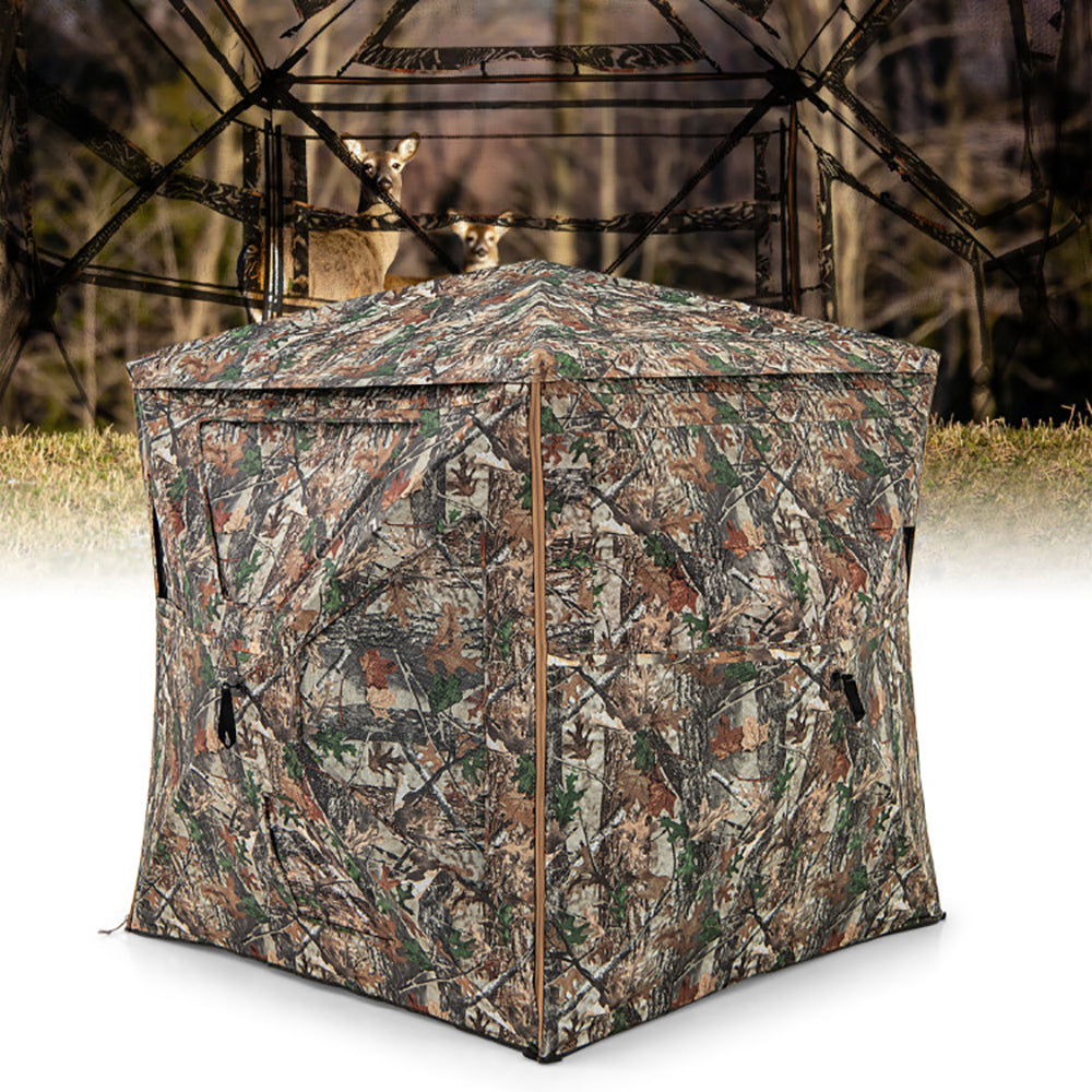 5-IN-1 Detachable Hunting Blind for 2-3 People - Camouflage