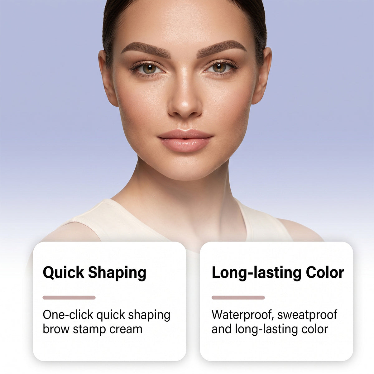 Natural 3D Eyebrow Touch-Up Makeup Gel - Brow Styling & Definition