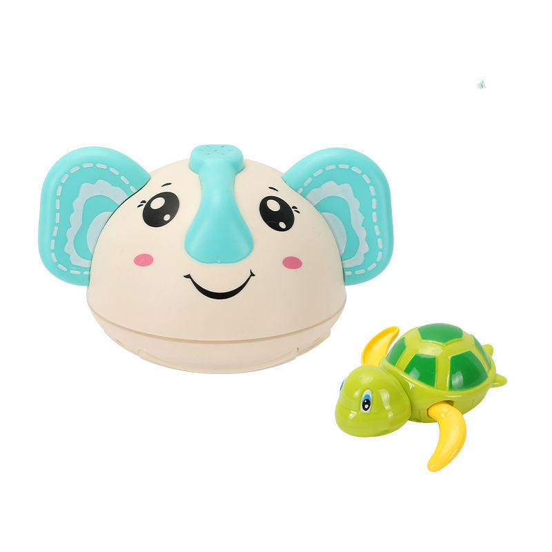 Kids Water Play Bath Toy Set with Water Spraying Ducks and Animals