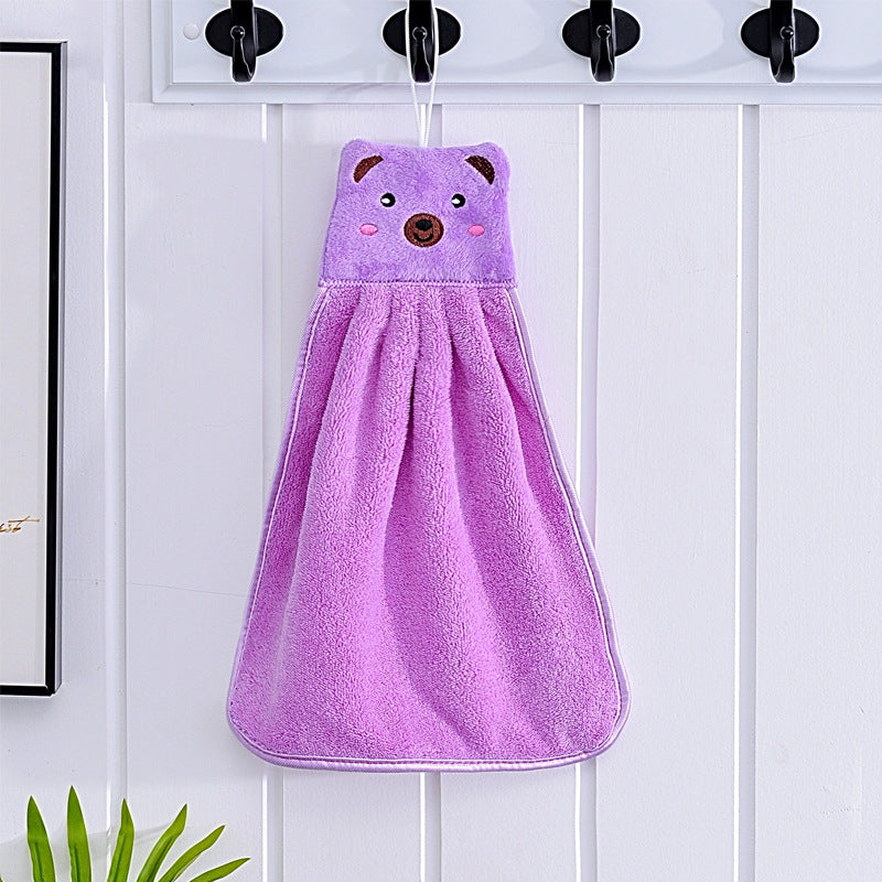 Cute Hanging Hand Towel for Kitchen - Lint-Free Household Decor