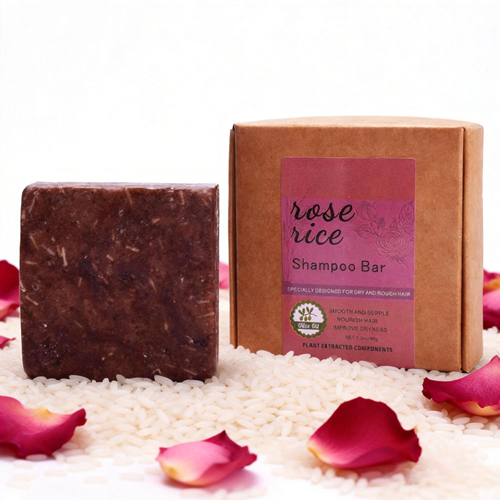 Rose Rice Shampoo Bar – 90g
