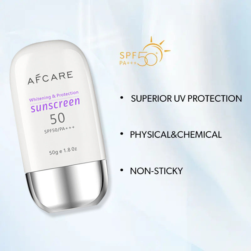 50g Facial Sunscreen - UV Light Protection, Non-Greasy