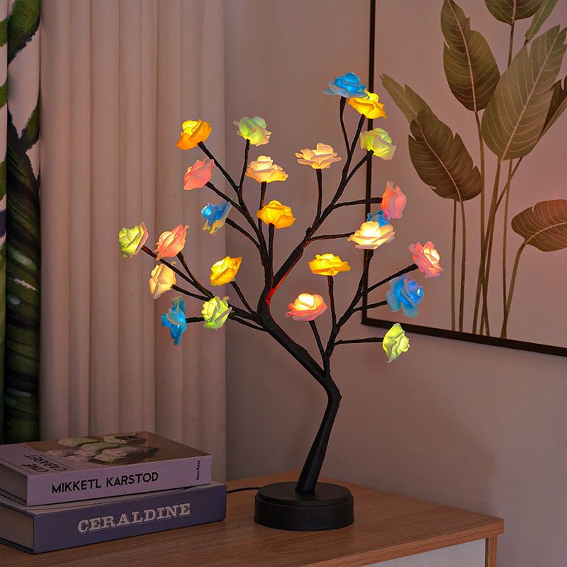 Decorative LED Flower Lights for Holiday & Room Decor - USB Powered