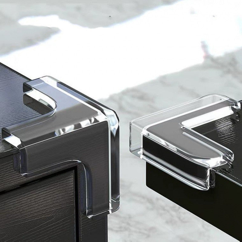 Transparent Corner Table Protector Guards - Anti-Collision Safety Set