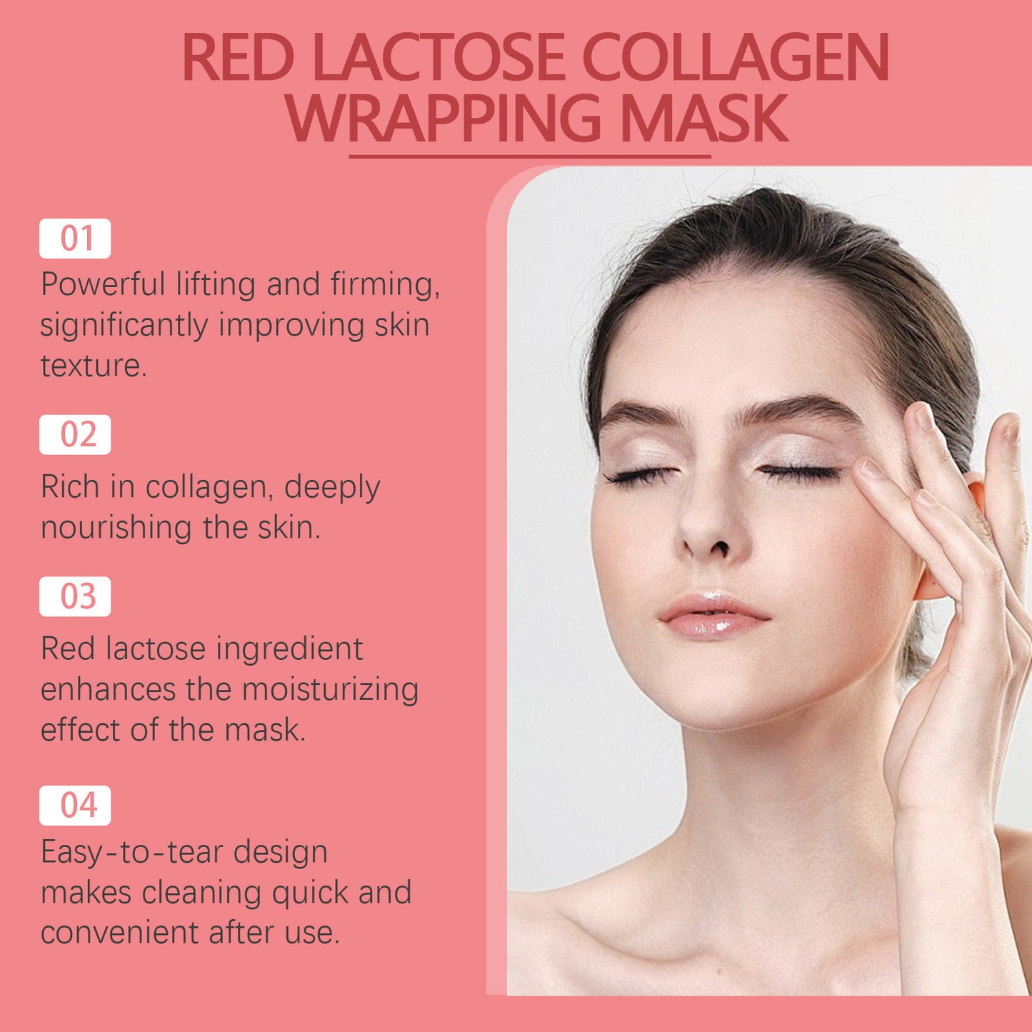 Collagen Tearing Face Mask - Hydrating & Firming Anti-Wrinkle Treatment