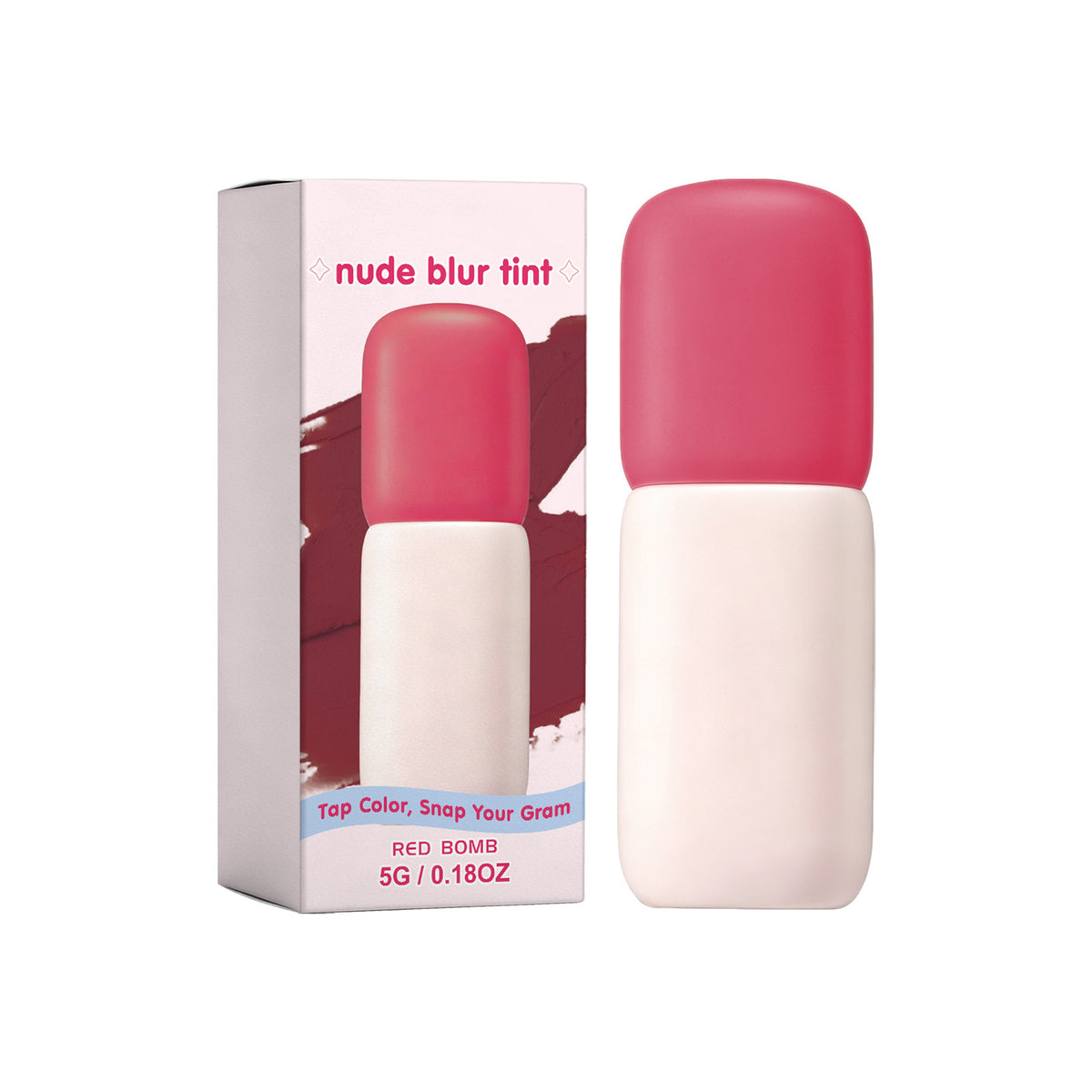 Matte Blush Lip Gloss 5g - Hydrating Lip Makeup for All