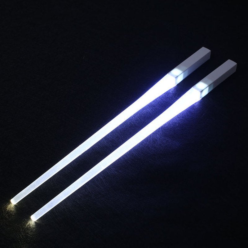 LED Light-Emitting Chopsticks Creative Lighted Flatware for Dinner