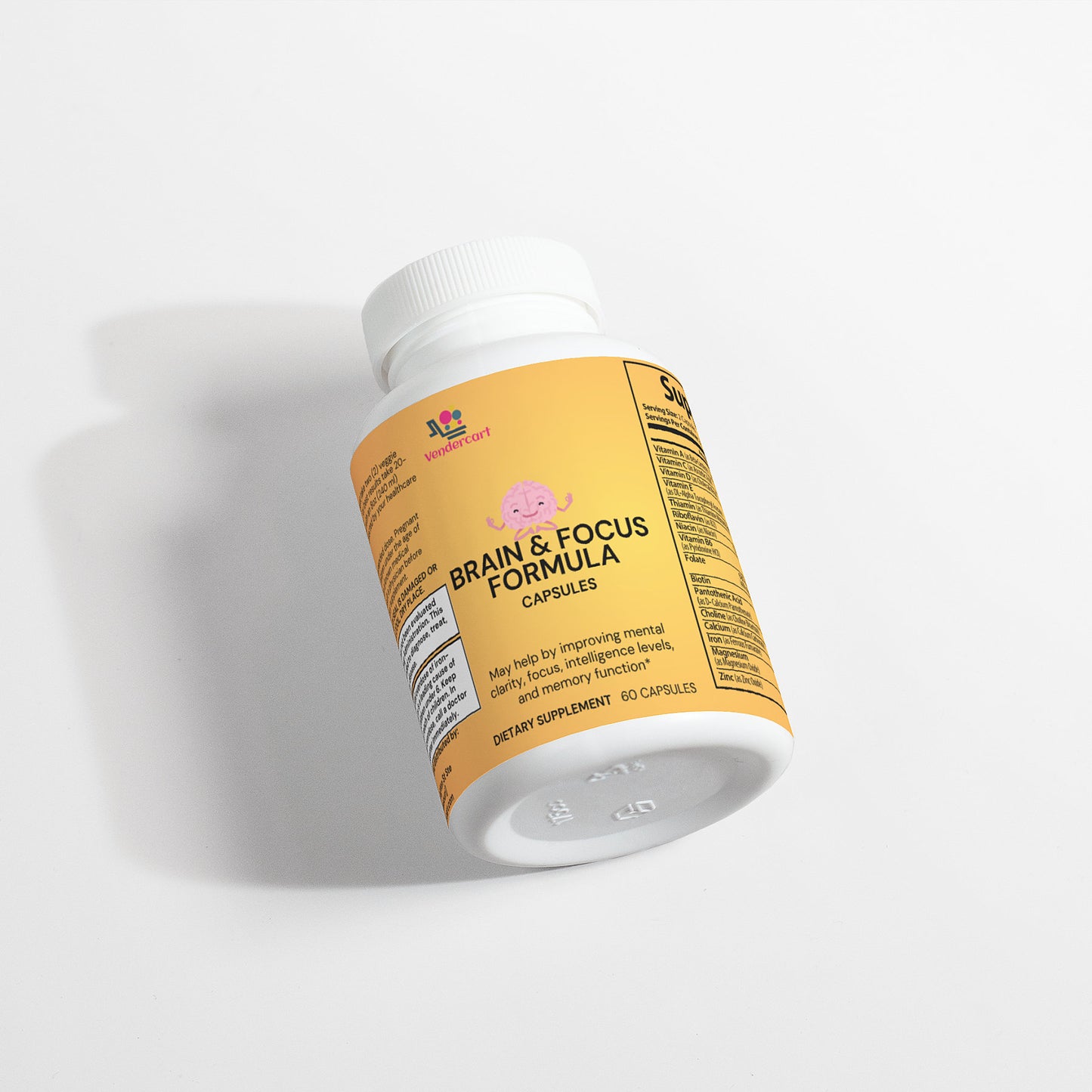 Nootropic Brain & Focus Supplement - Cognitive Support Formula