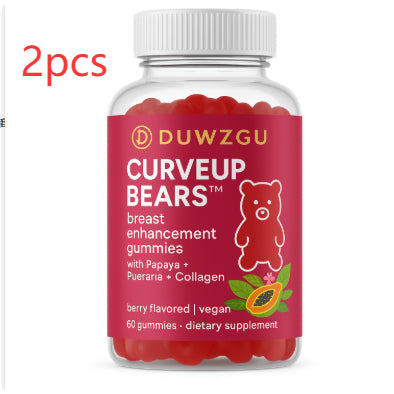 Breast Enhancement Soft Candy Gummies - 60 Tablets