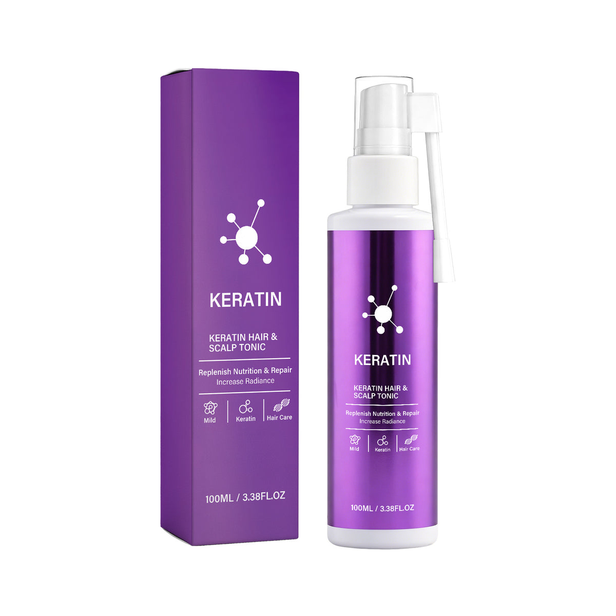 Keratin Hair Serumgentle Care For The Scalp Leaving Strands Light And