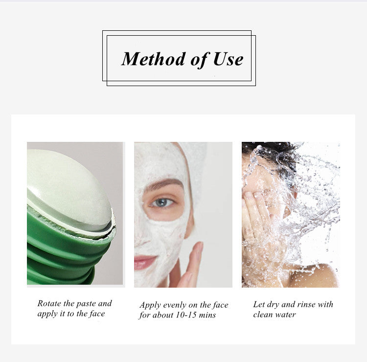 Green Tea Mud Mask Stick - 40g Deep Cleansing Facial Treatment