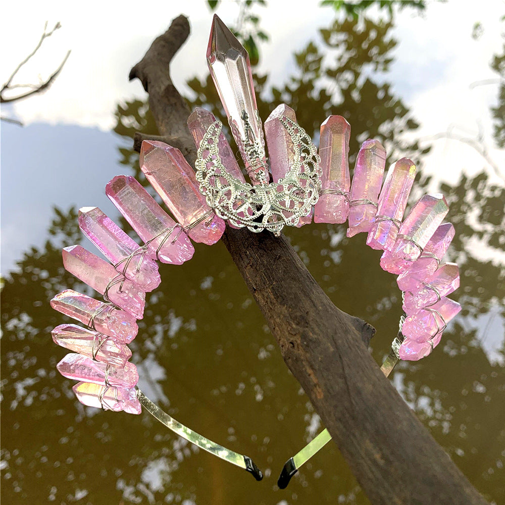 Crystal Moon Handmade Hair Band