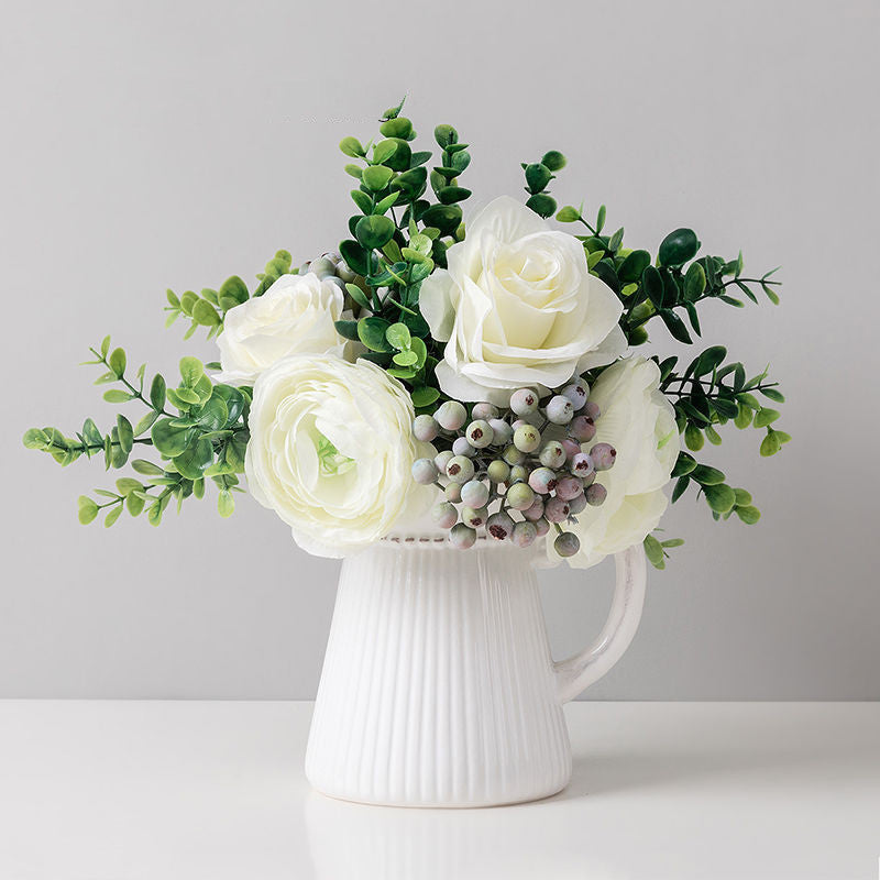 Ceramic Modern Vase for Living Room Floral Decor - Multi Styles