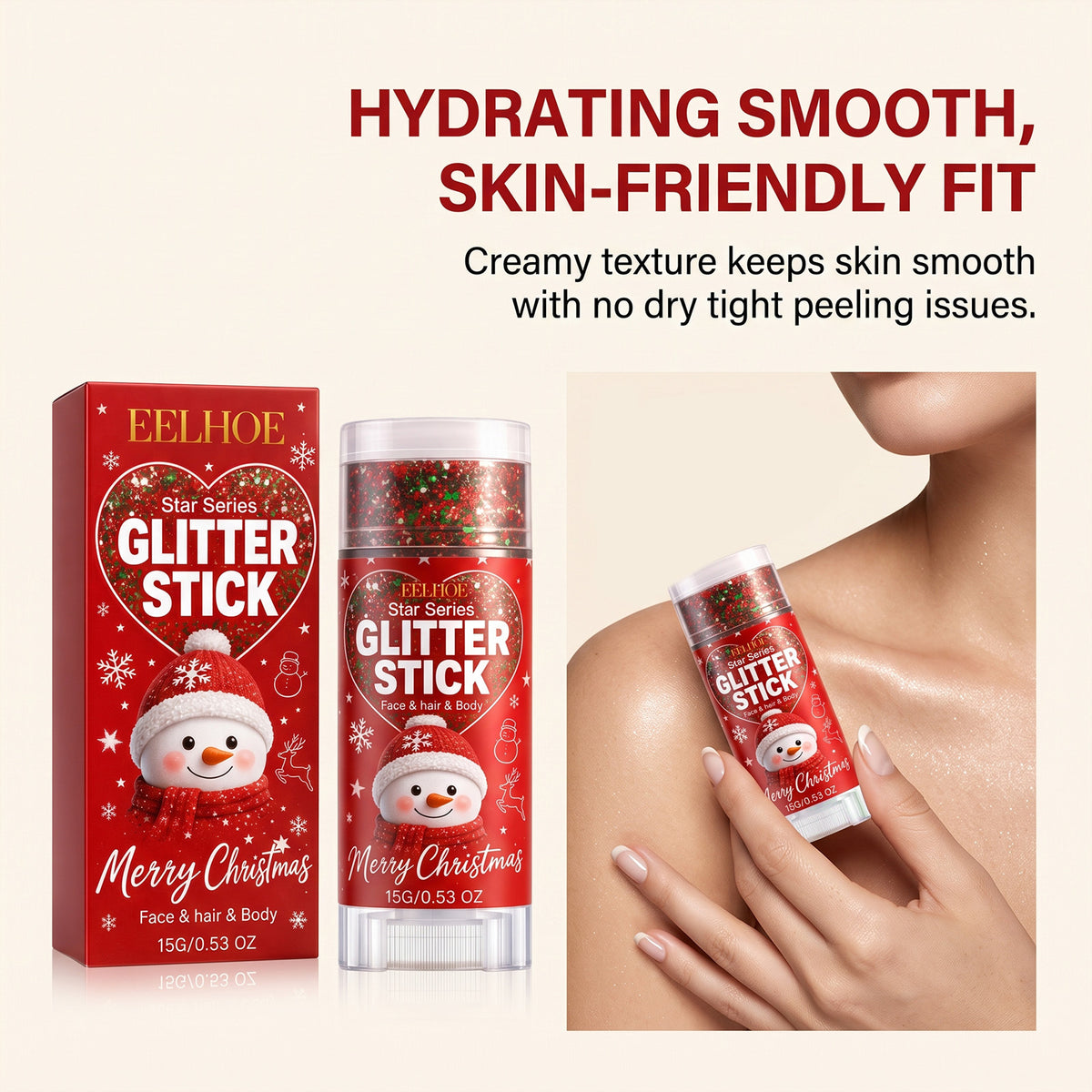 Christmas Body Glitter Stick - 15g