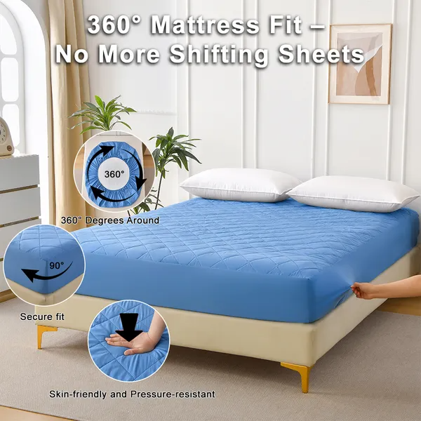 Ultrasonic Waterproof Mattress Protector - Multiple Sizes