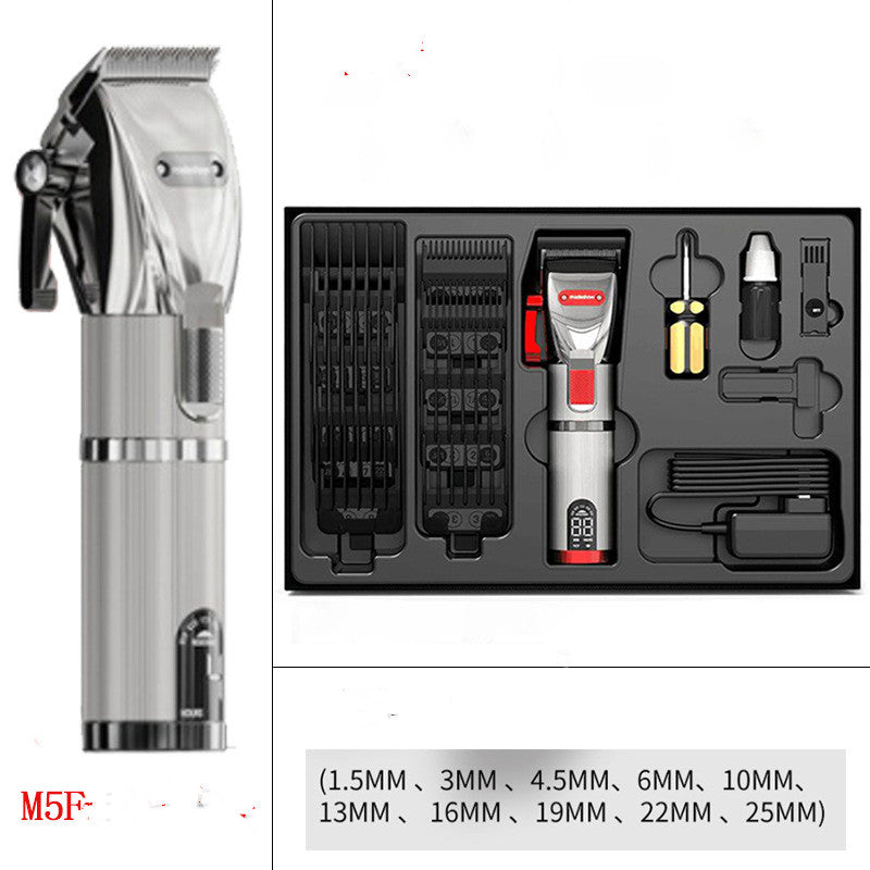 Professional Hair Clipper with Titanium Alloy Blades