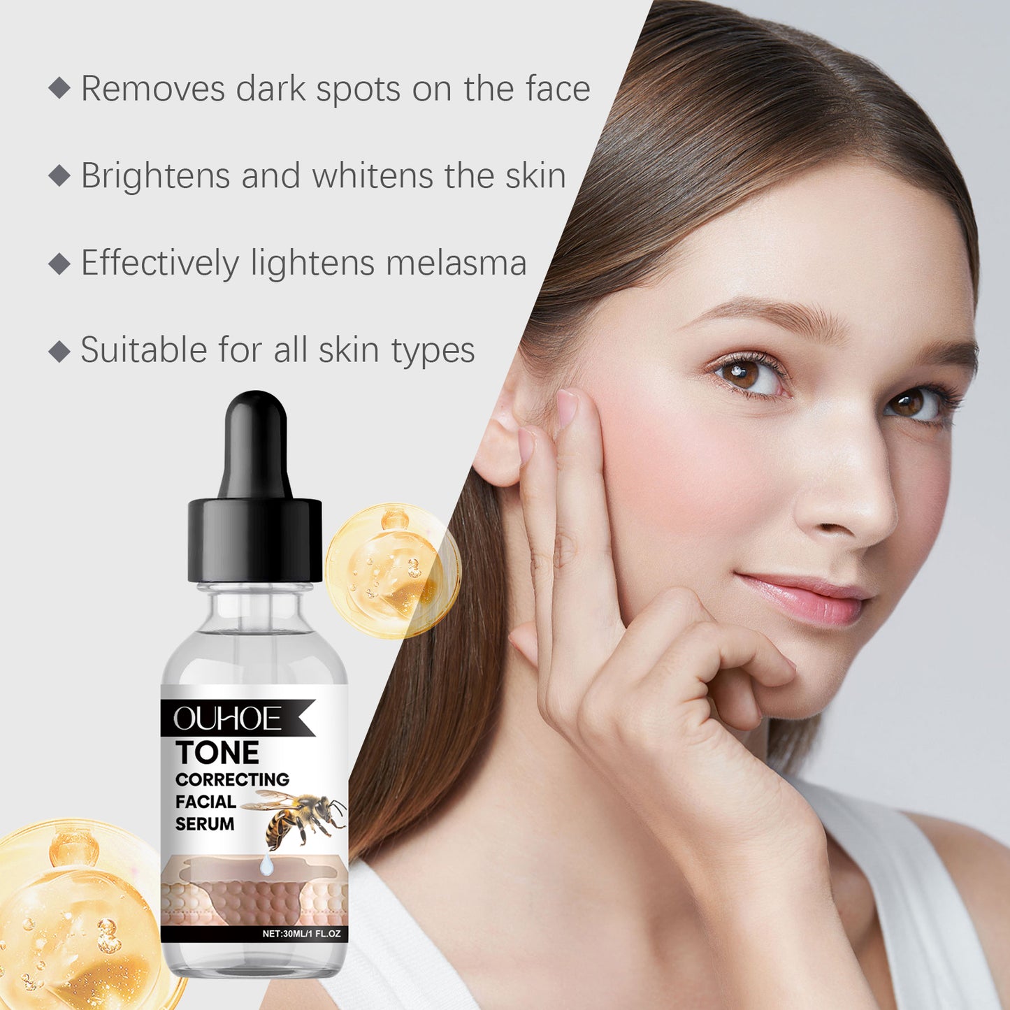 Hydrating Facial Essence with Centella Asiatica & Honey - 30ml