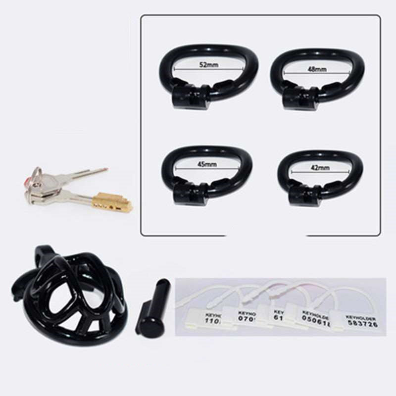 Men's Turtle-Shaped Resin Chastity Lock with Multiple Color Options