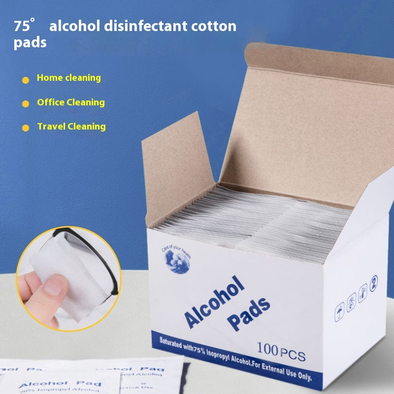 Disposable Nail Polish Remover & Cotton Pad Set - 100/200 Pieces for Nail Art