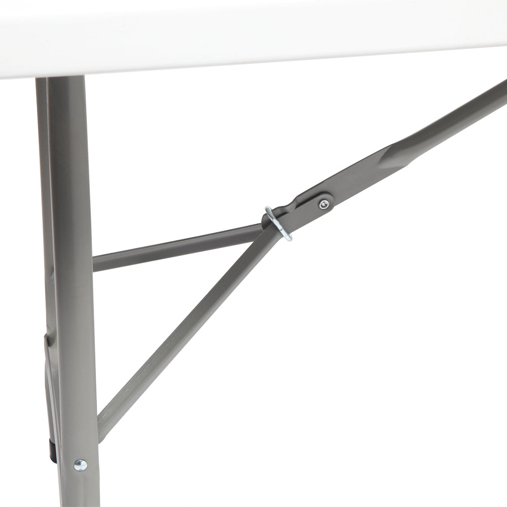 6ft Folding Table - Heavy Duty Portable for Indoor & Outdoor Use