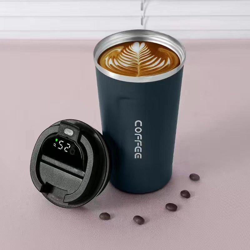 Insulated Stainless Steel Cup with Digital Temperature Display 510ml