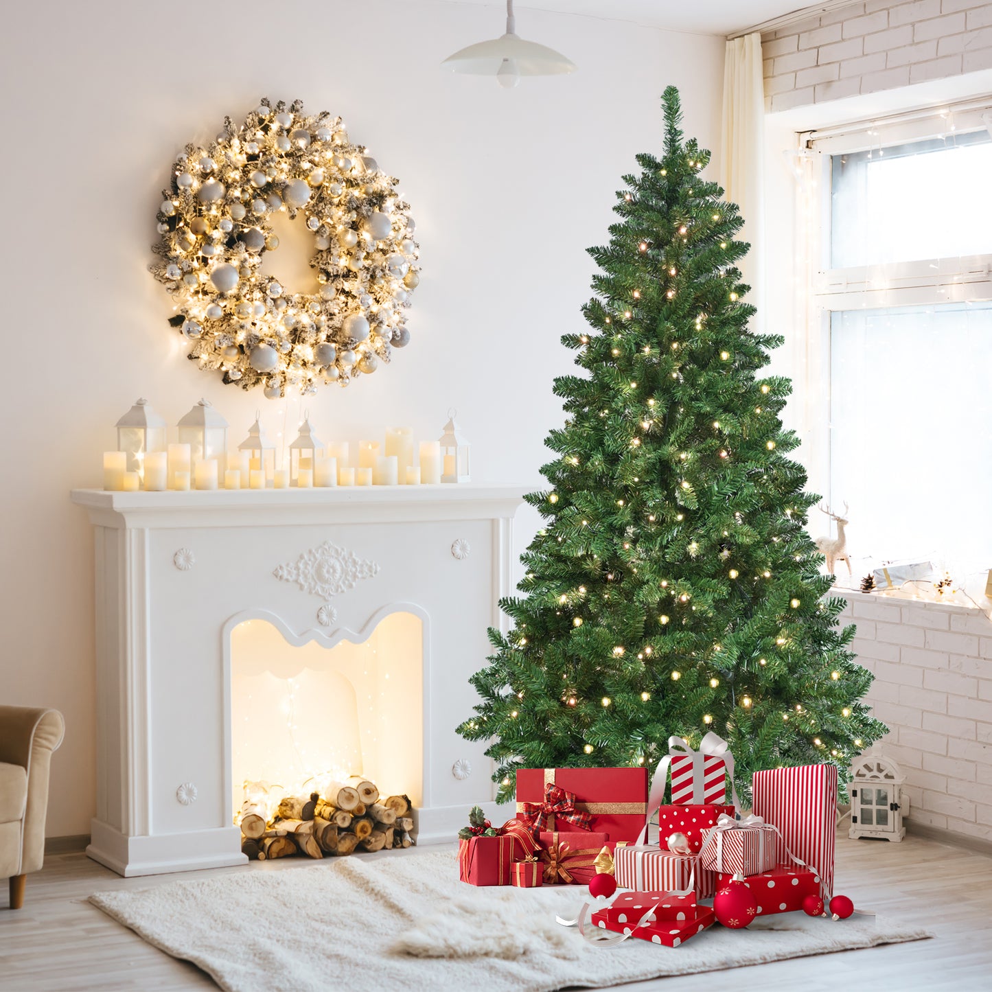 PE PVC Christmas Tree - Holiday Decorations for Home