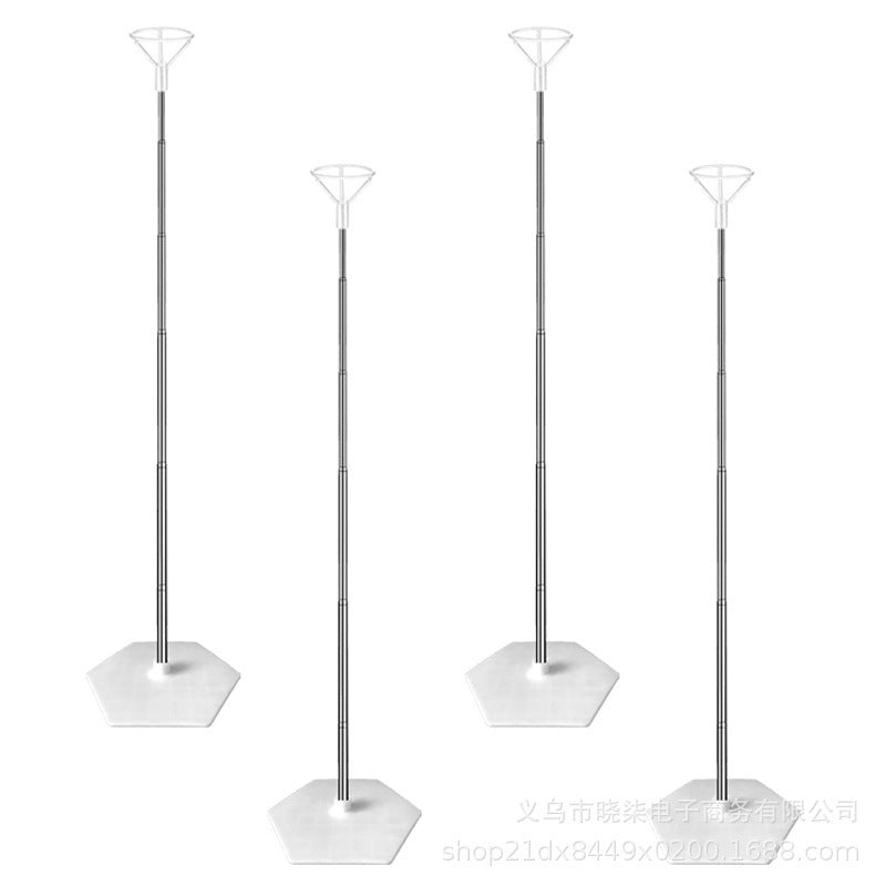 Telescopic Pole Stand for Balloons and Decorations, 2 Meters