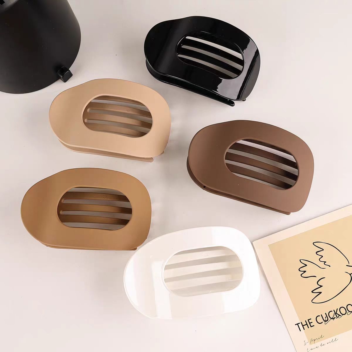 Large Hair Claw Clip for Updo Styles - Duckbill Hairpin for Women