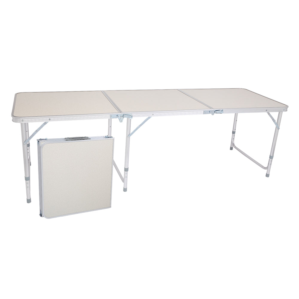 6ft Aluminum Alloy Folding Table - Outdoor & Camping Use