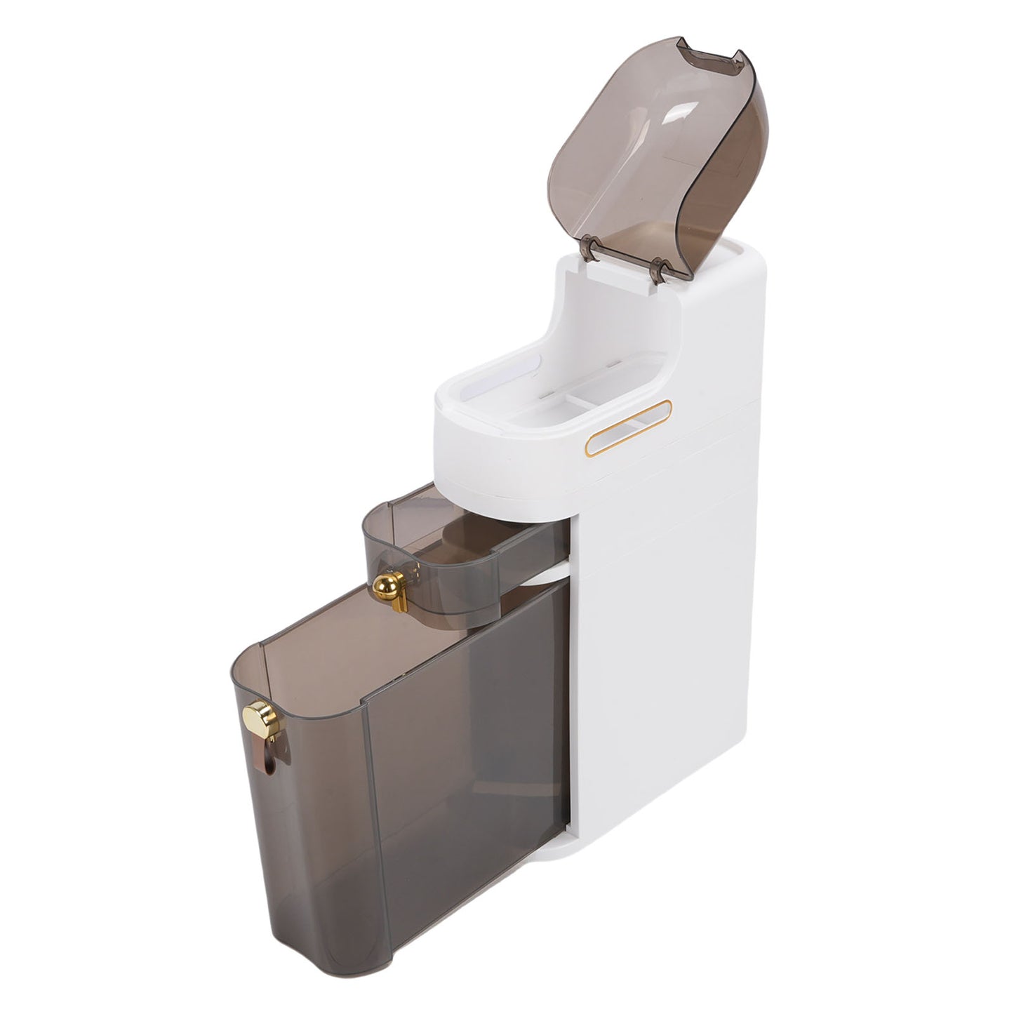 Bathroom Storage Cabinet PP PC Narrow Slim Organizer Small Corner