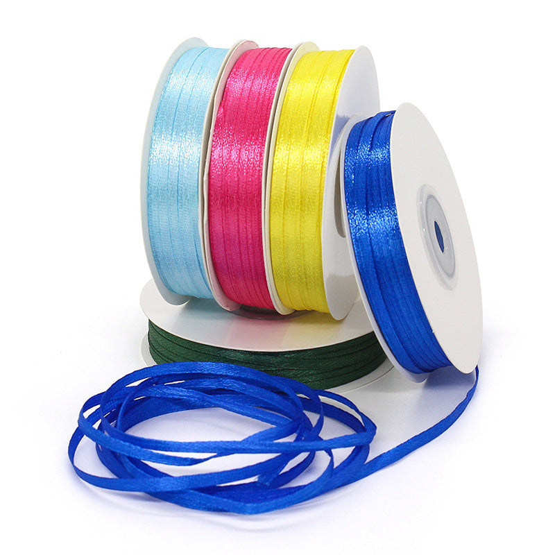 0.3cm Double-Sided Polyester Ribbon - Multiple Colors Available