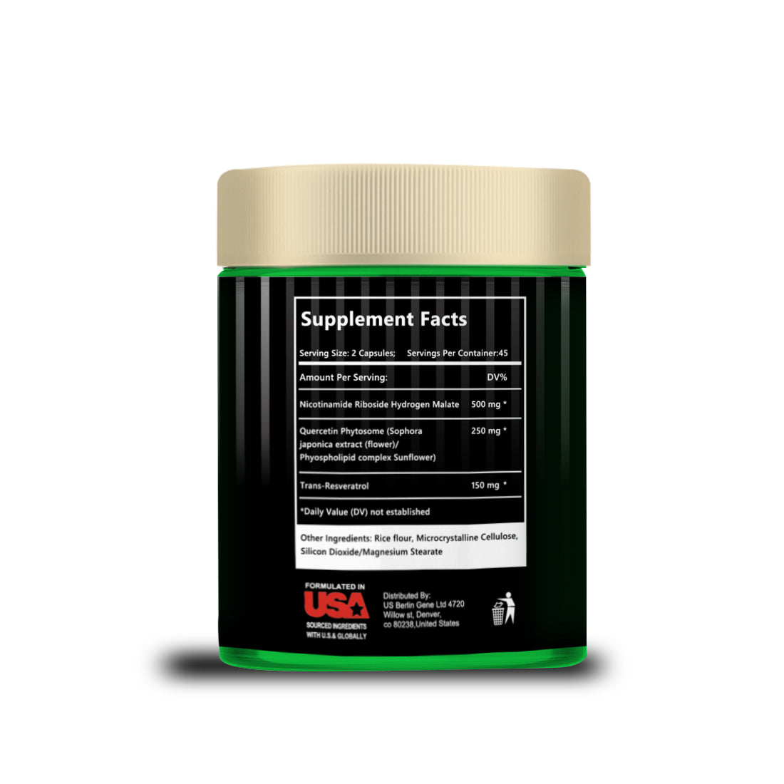 NAD Cellular Renewal Capsules - 80 Capsules, Liposomal Anti-Aging Supplement