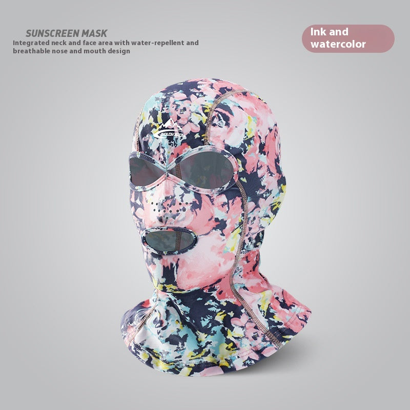 Full Face Swimming Sun Protection Head Cover - Multiple Colors