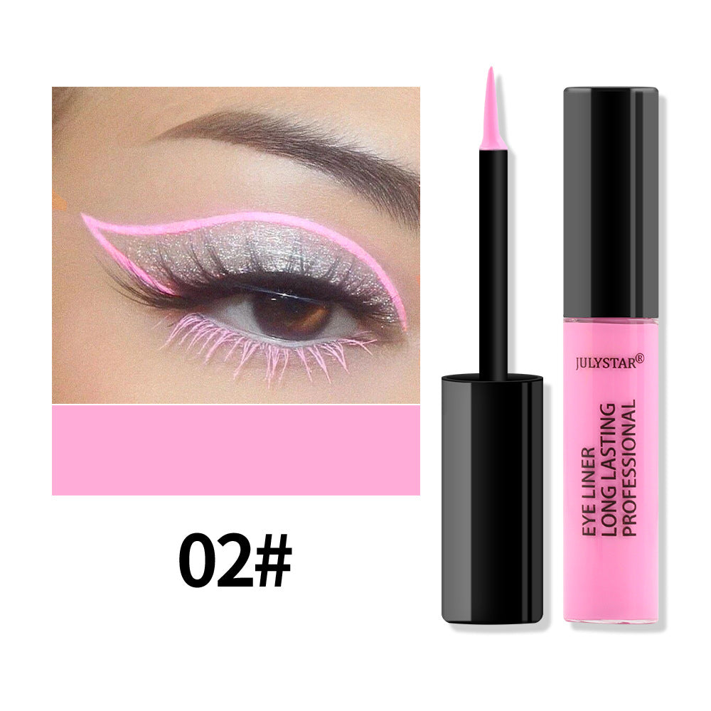 Waterproof Oil-Proof Liquid Eyeliner Set - 2.5ml, Multiple Colors