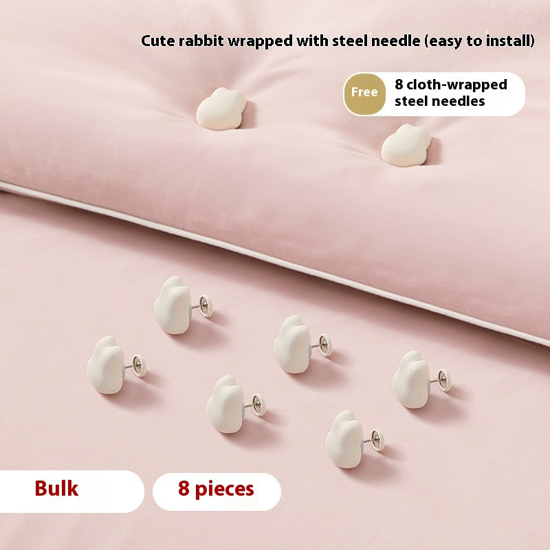 Rabbit Quilt Holder Skin-Friendly Detachable Storage Organizer