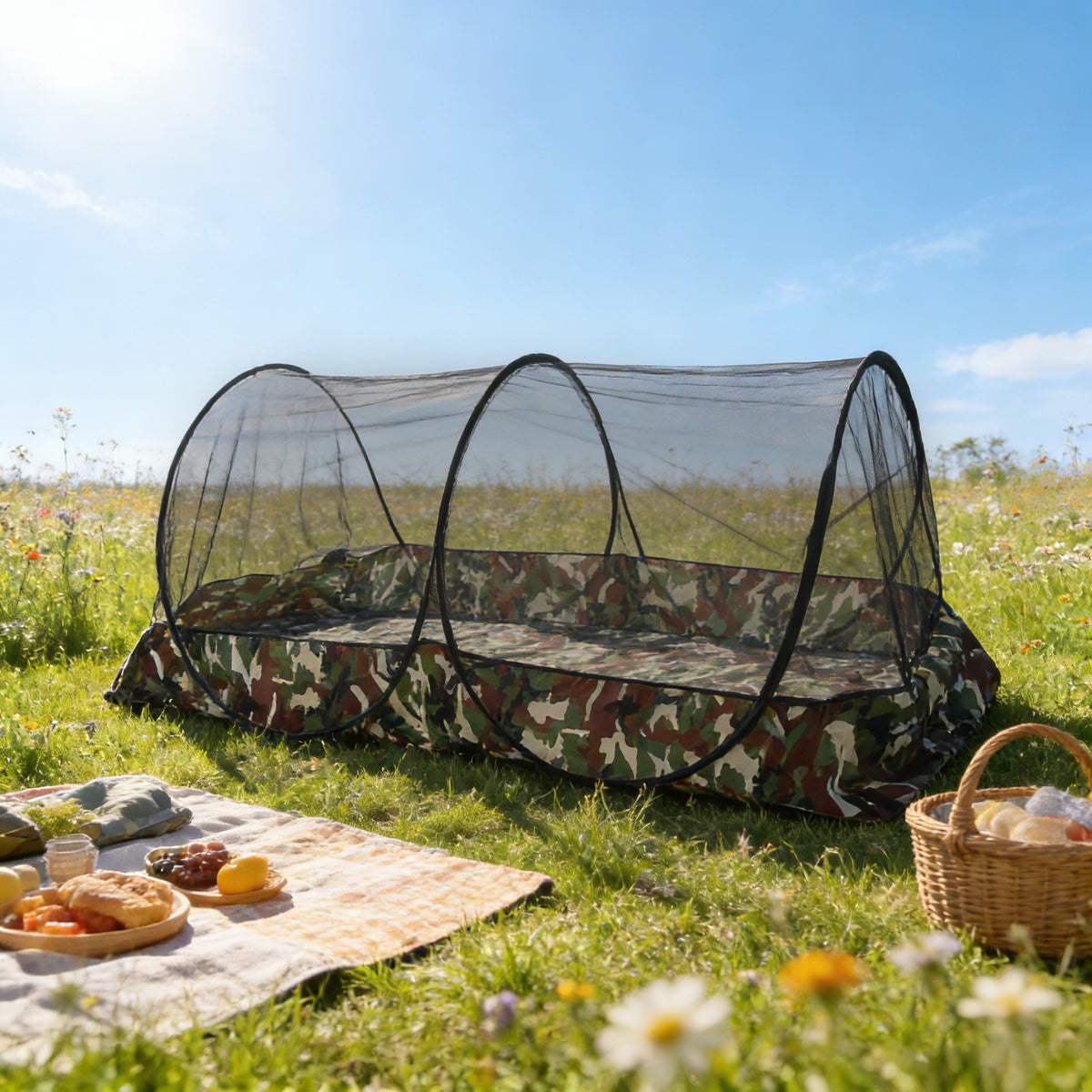 Outdoor Mosquito Net Tent - No Assembly Needed for Camping & Hiking