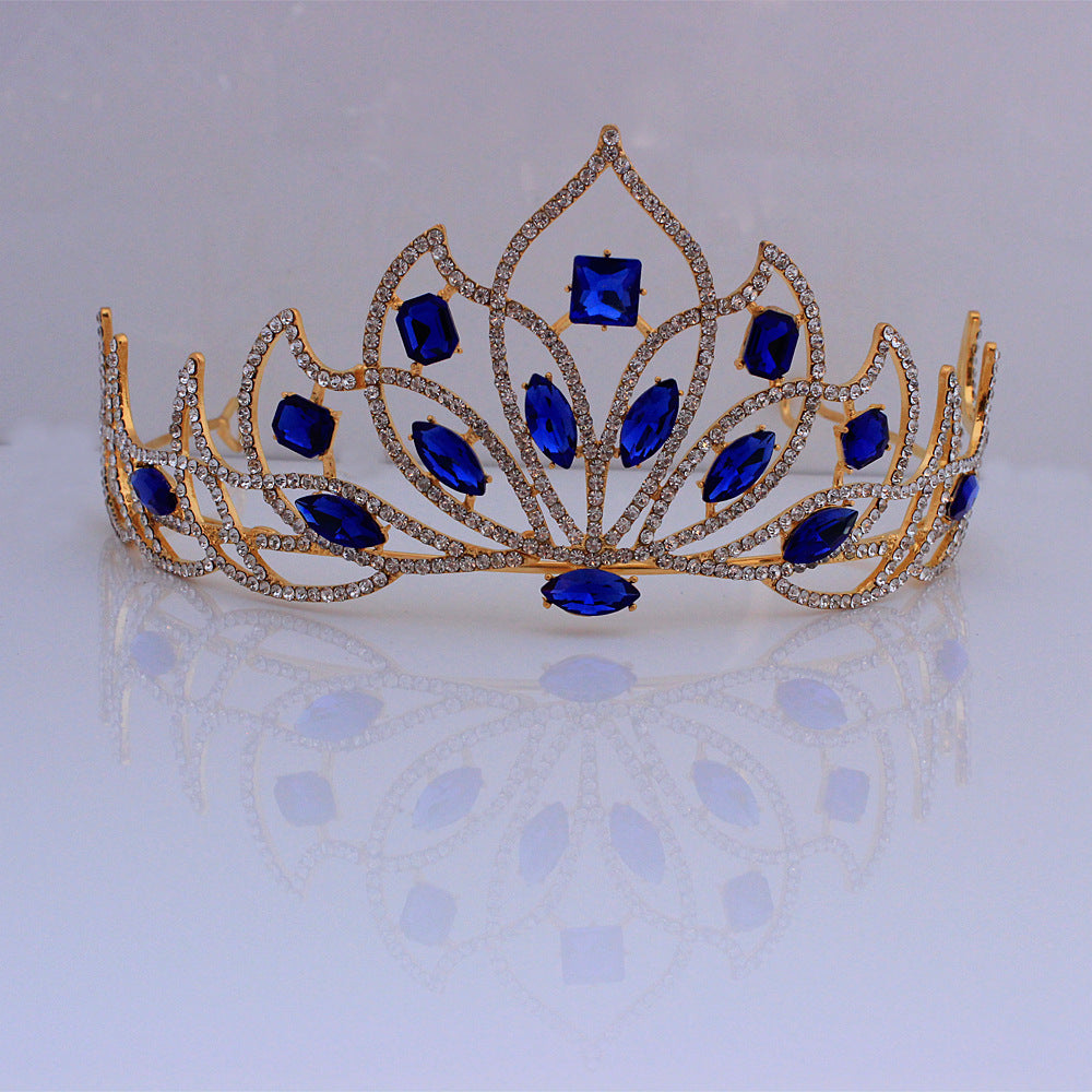 Bridal Crown Baroque Tiara - Alloy