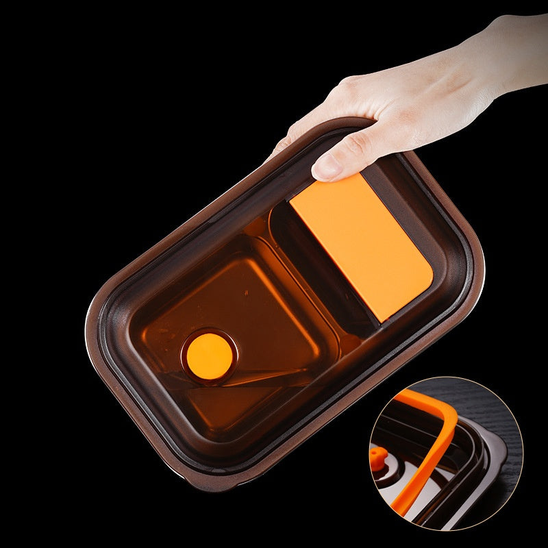 304 Stainless Steel Double Deck Lunch Box with Insulated Bag - Large Capacity Student Bento