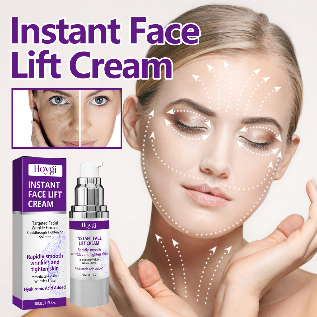 Lift and Tighten Facial Cream 30ml for Skin Firming and Moisturizing