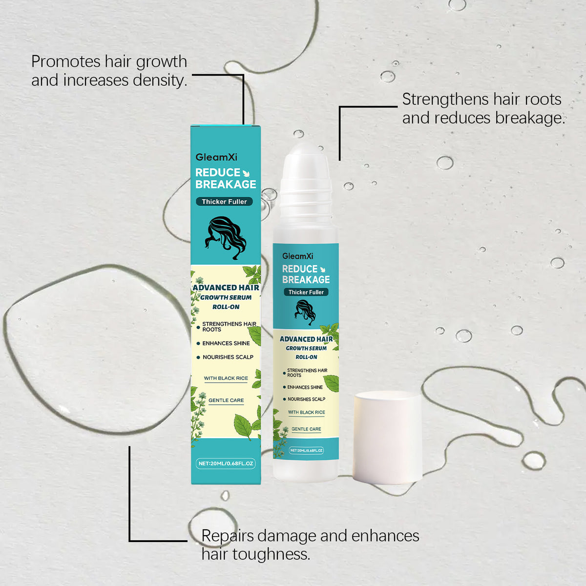 Hair Care Roller 20ML for Hair Treatment & Styling - CJ