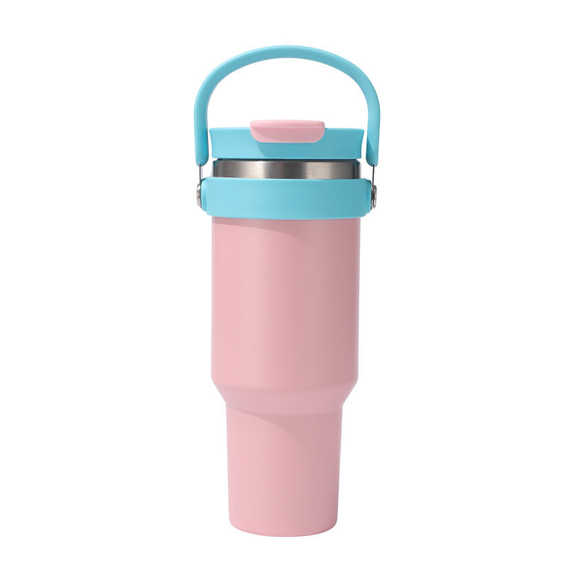 Large Capacity Double Wall Stainless Steel Car Cup - 40oz Drinkware