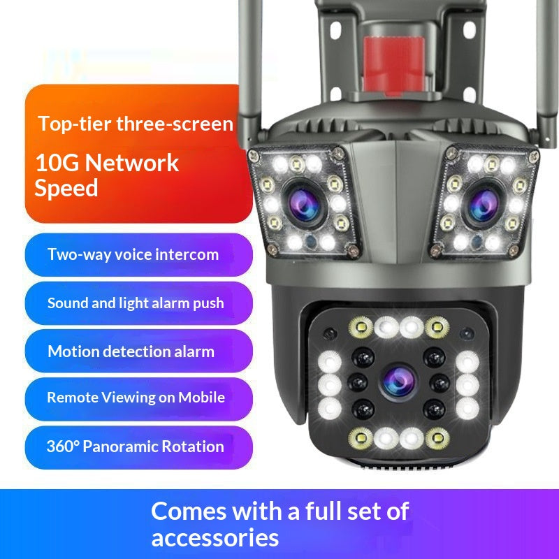 Wireless Night Vision Surveillance Camera 360° Panoramic Outdoor Security Camera