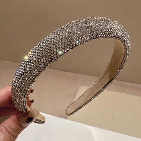 Diamond Headband with Pearl Style - Multiple Finishes