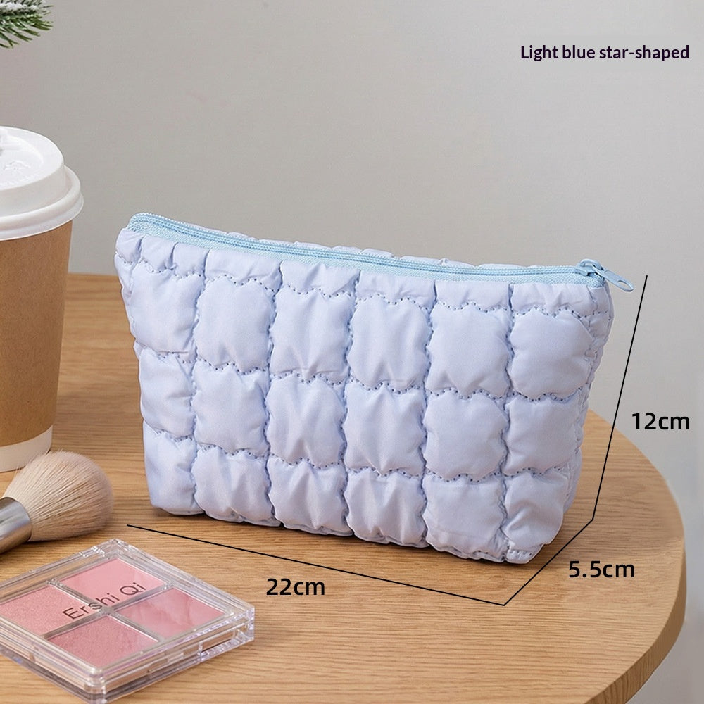 Multicolor Pleated Lightweight Clutch Bag - Stylish Portable Handbag