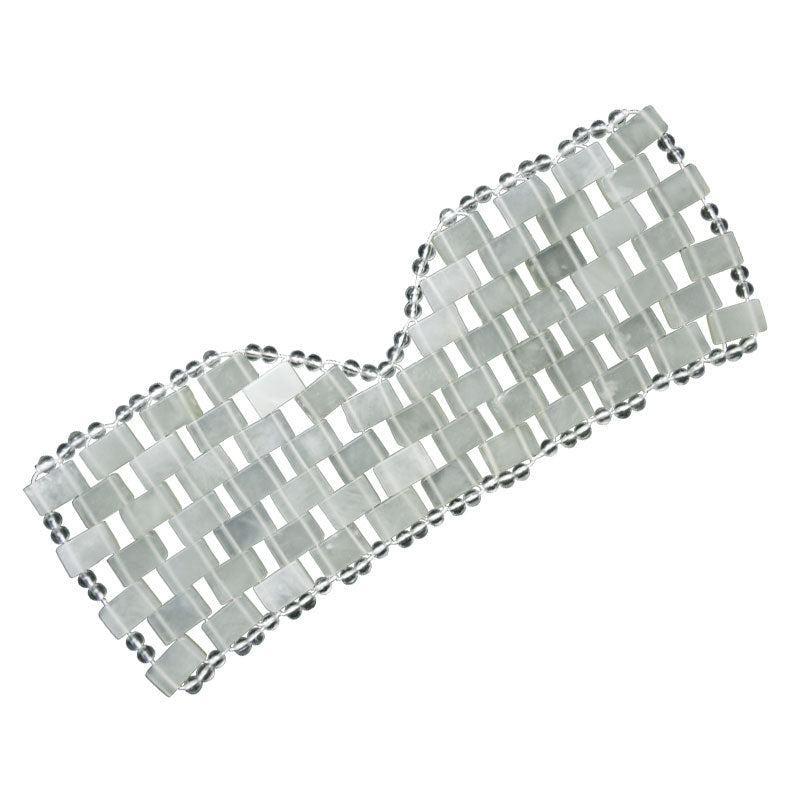 Ice Jade Eye Mask Ice Eyeshade Jade Eye Curtain for Facial Relaxation